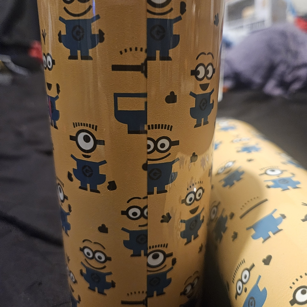 Universal Minion Themed Coffee Tumbler - Blue and Yellow